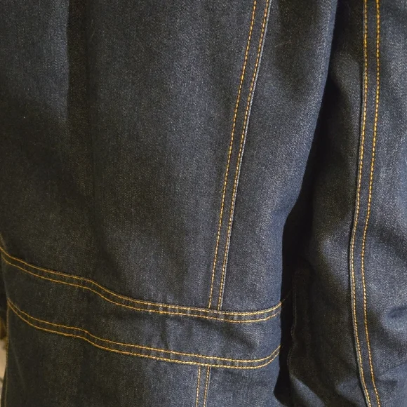 Newport News Blue Jean Jacket Structured Silhouette - Picture 8 of 8